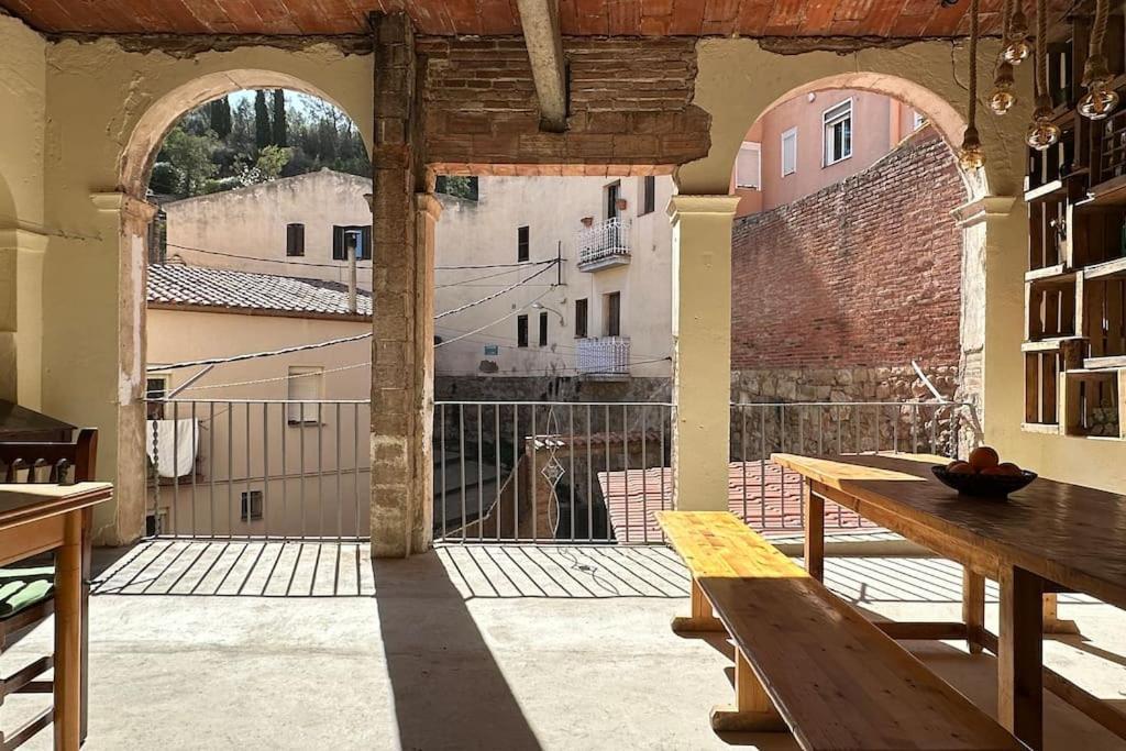 Habitacion L'Elefant En Casa Cami De Les Aiguees Monistrol De Montserrat Ngoại thất bức ảnh